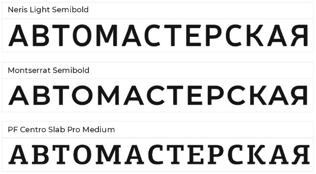 Вывеска для автосервиса