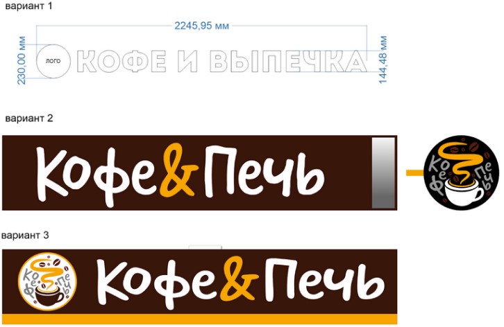 Вывеска для кафе